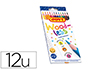 CRAYON COULEUR JOVI WOODLESS TRIANGULAIRE MINE RESISTANTE  HAUT POUVOIR COUVRANT INODORE COULEURS VIVES ETUI 12 UNITES