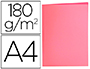 SOUS-CHEMISE LIDERPAPEL PAPIER CARTONNE 180G/M2       310X230MM DOCUMENT A4 COLORIS ROSE PASTEL