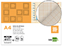 PAPIER MILLIMTR LIDERPAPEL 1MM 80G/M2 FEUILLE A4 210X297MM MINIPACK 10F